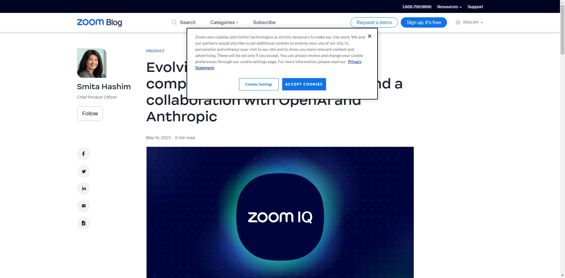 Zoom IQ