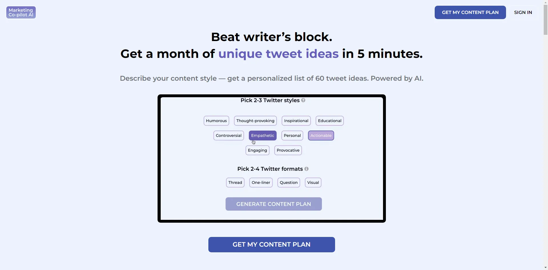Marketing Co-Pilot AI